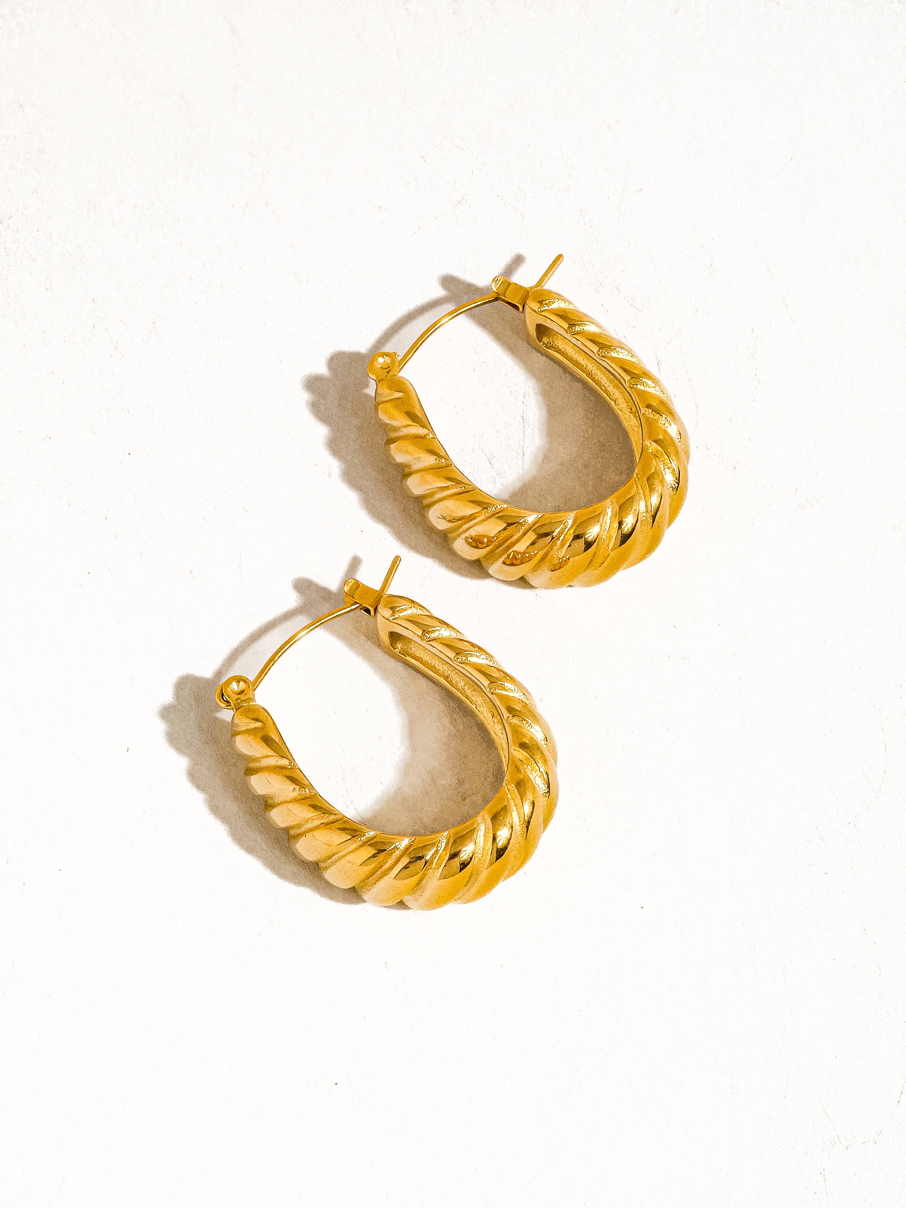 Jordyn Croissant Hoop Earring