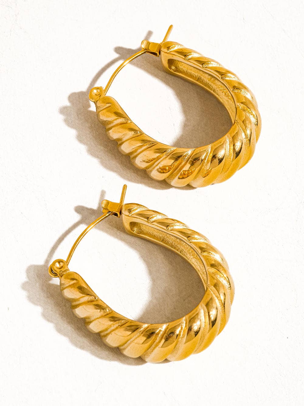 Jordyn Croissant Hoop Earring