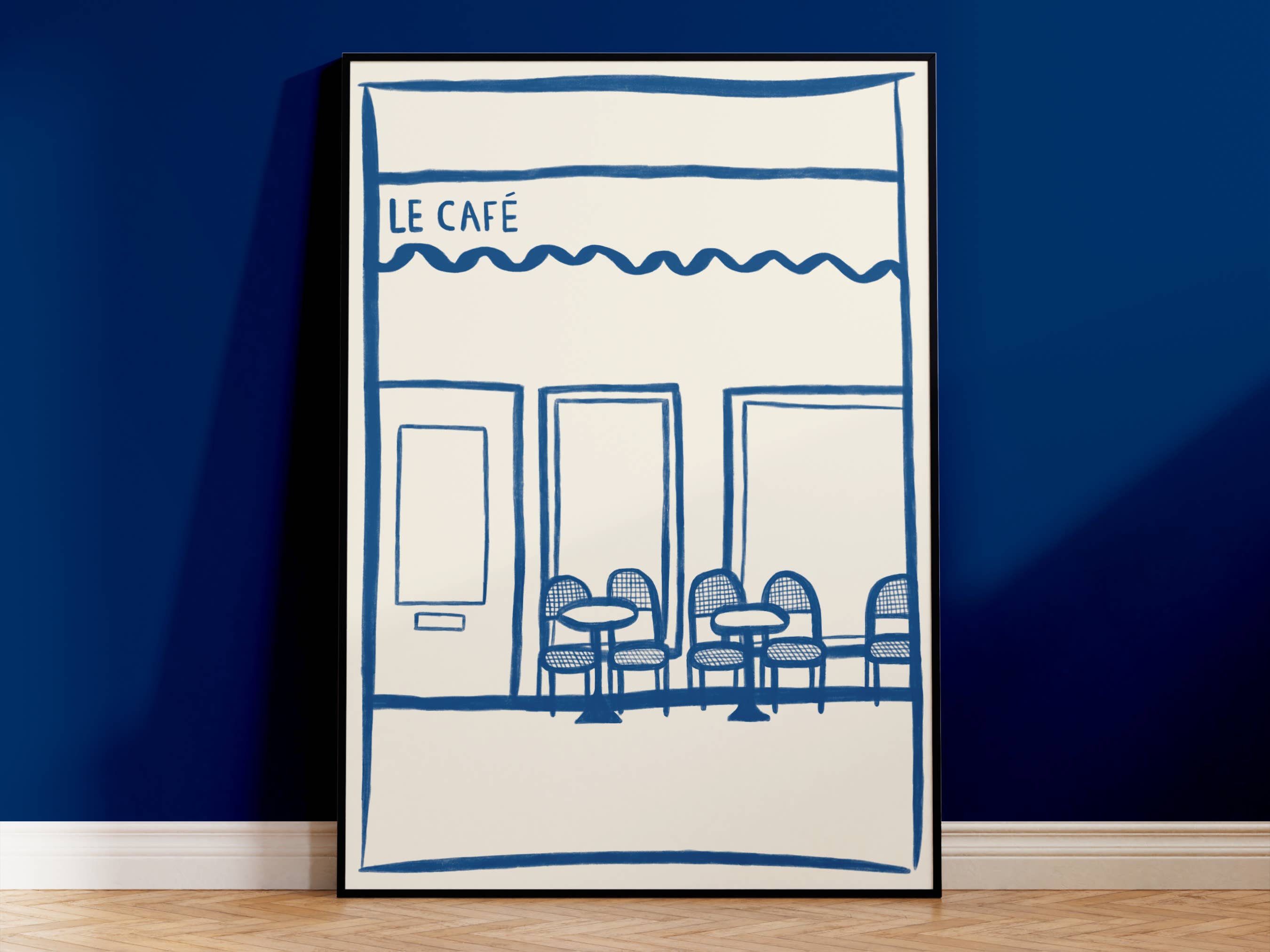 Le French Cafe Print