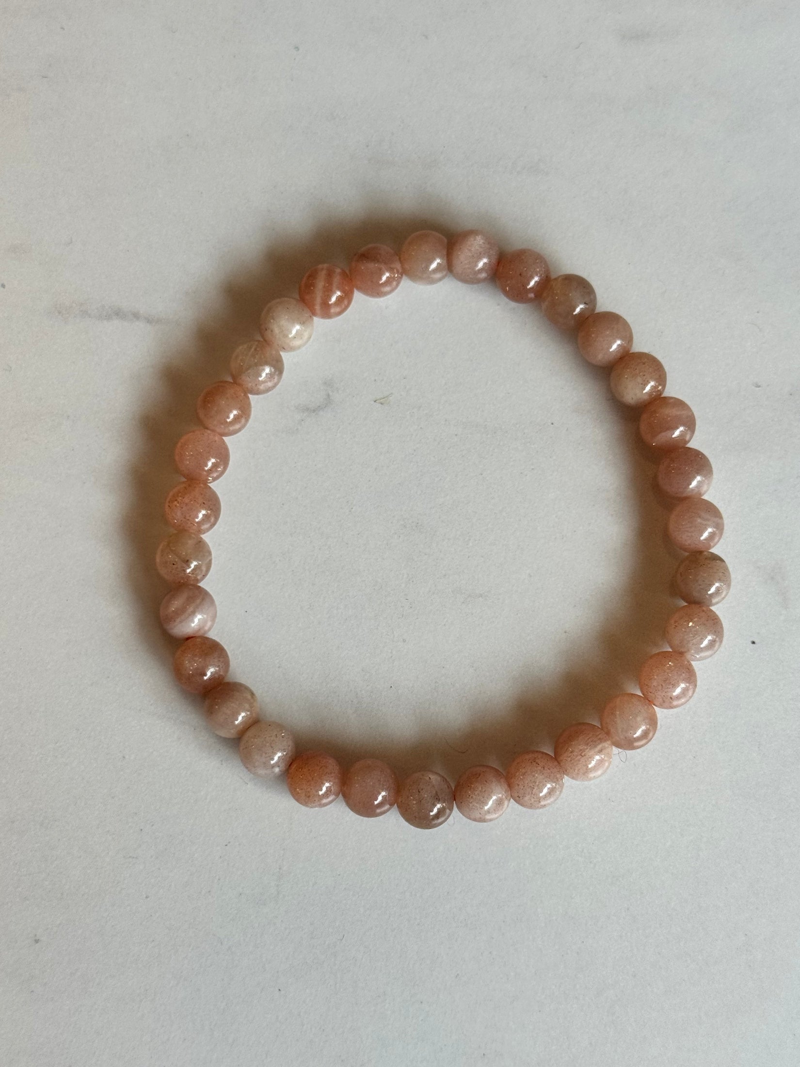 6mm Stone Beaded Bracelets 