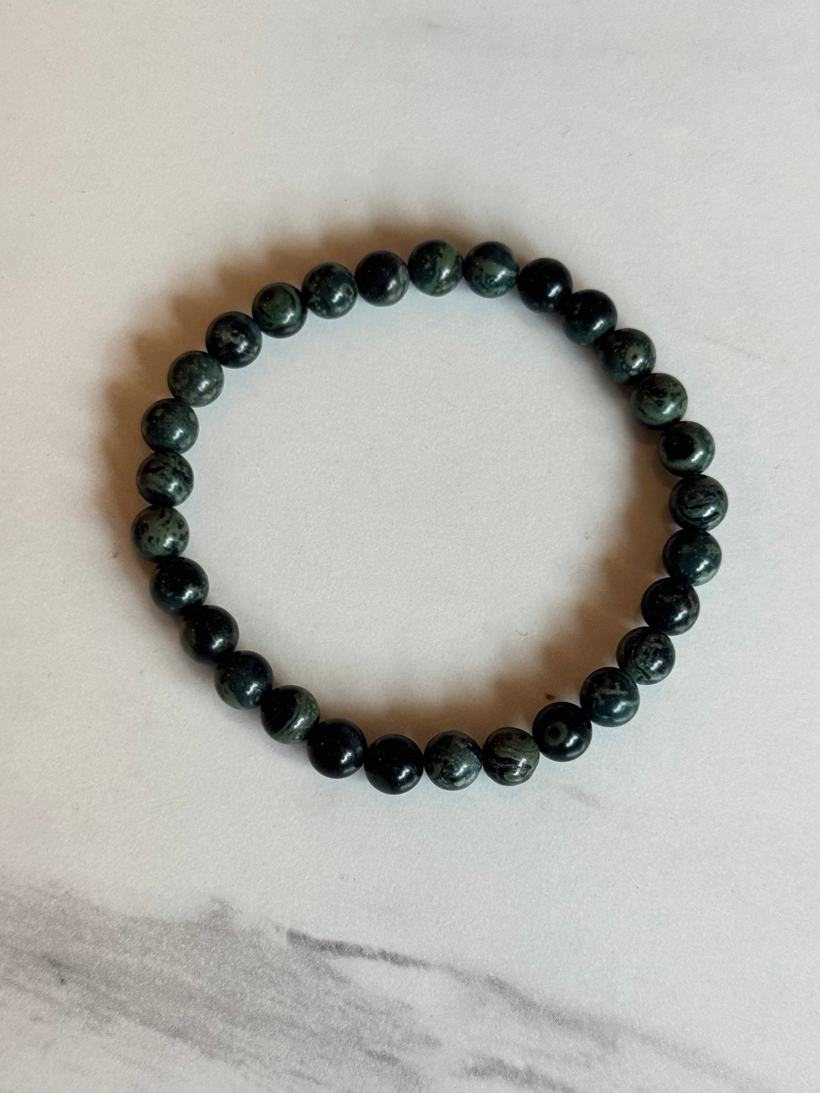 6mm Stone Beaded Bracelets 