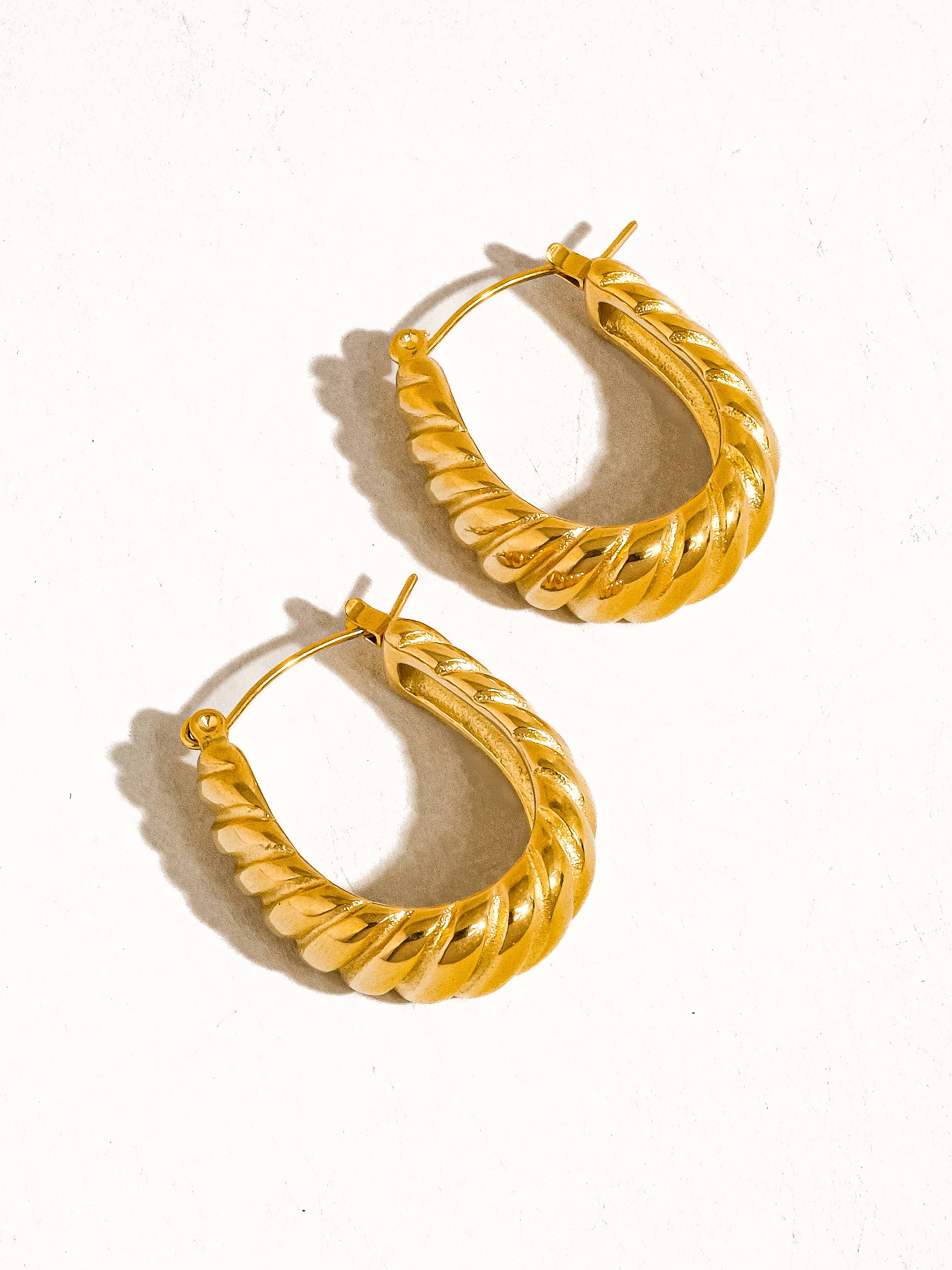 Jordyn Croissant Hoop Earring