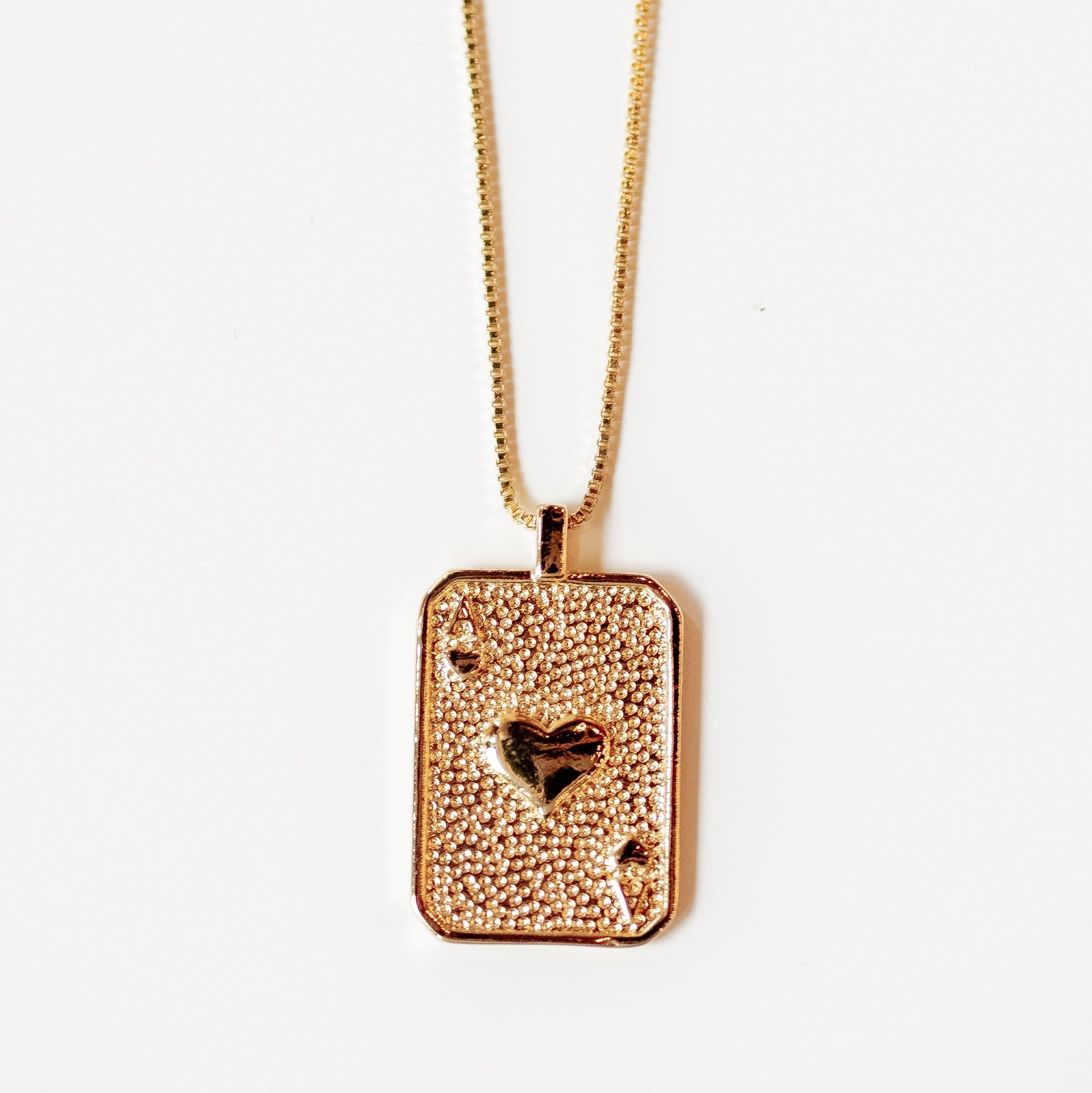 Ace of Hearts Necklace Necklaces