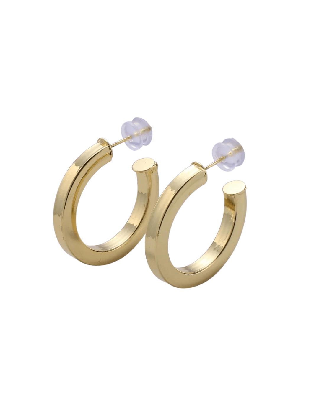 Angular Hoop Earrings