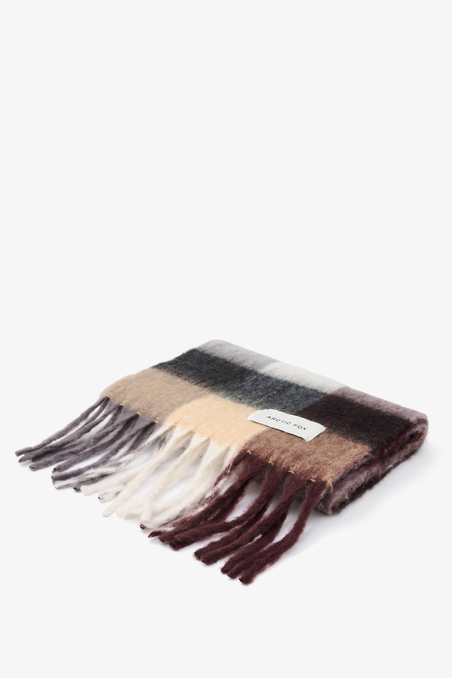 Arctic Fox & Co. - North America - The Reykjavik Scarf - 100% Recycled - Purple/Brown - FW25 