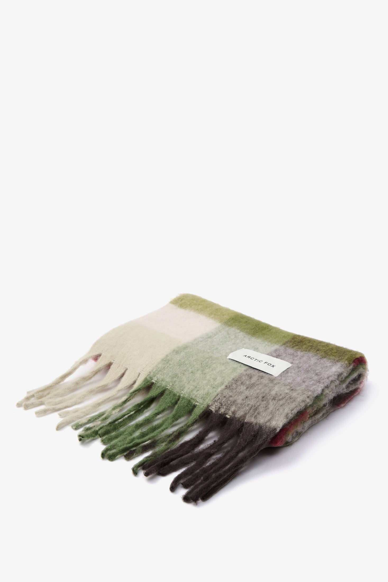 Arctic Fox & Co. - North America - The Reykjavik Scarf - 100% Recycled - Mossy Green - FW25 
