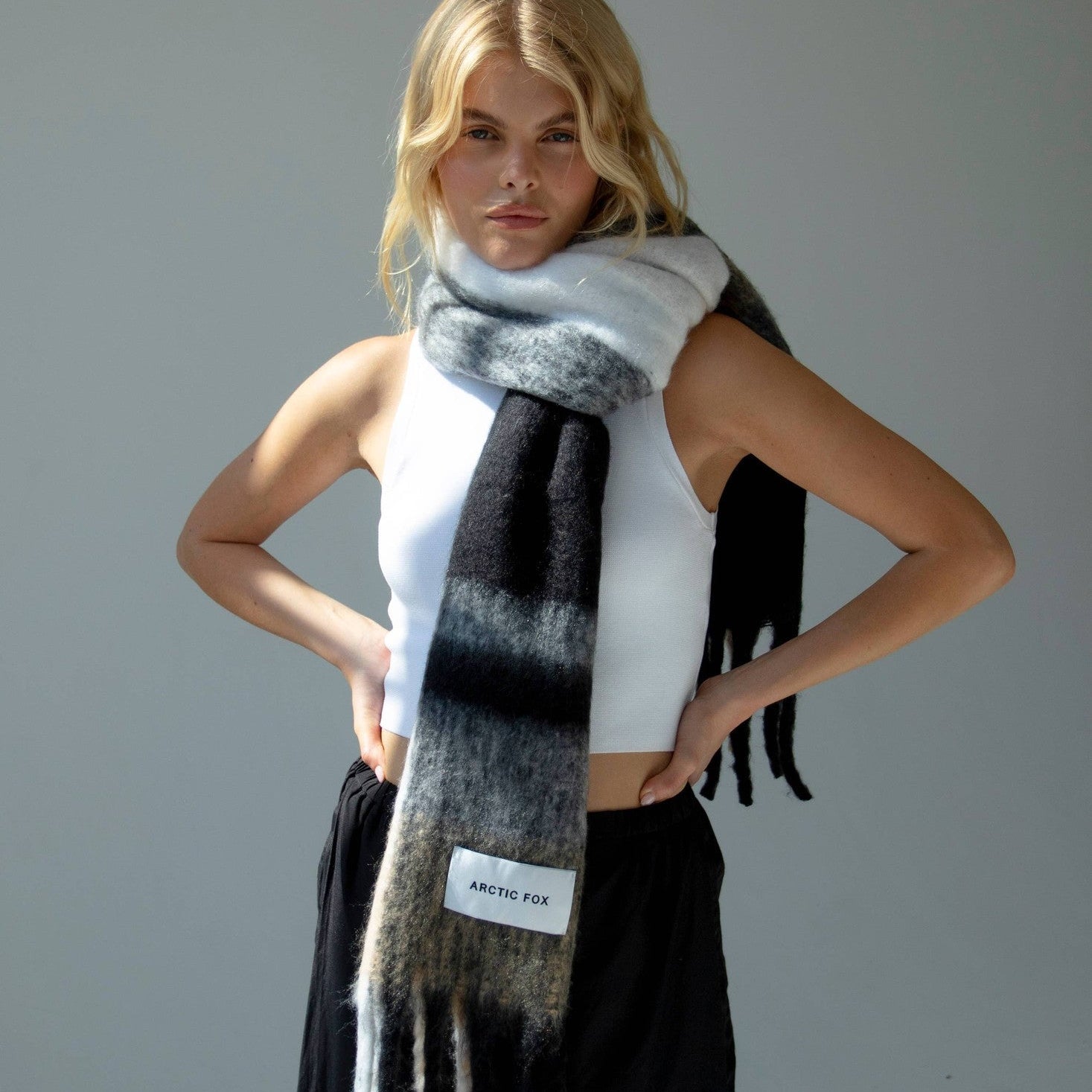 Arctic Fox & Co. - North America - The Stockholm Scarf - 100% Recycled - The Arctic - FW25 