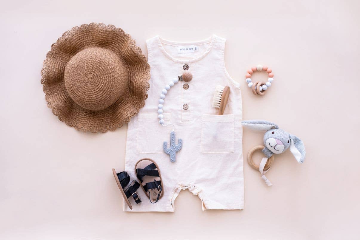 Babe Basics - Straw Hat // Sun Hat // Baby Sun Hat // Beach Hat 