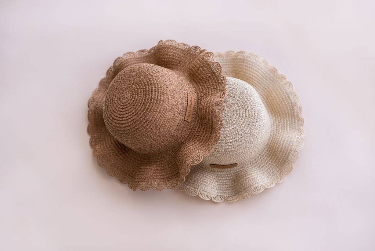 Babe Basics - Straw Hat // Sun Hat // Baby Sun Hat // Beach Hat 