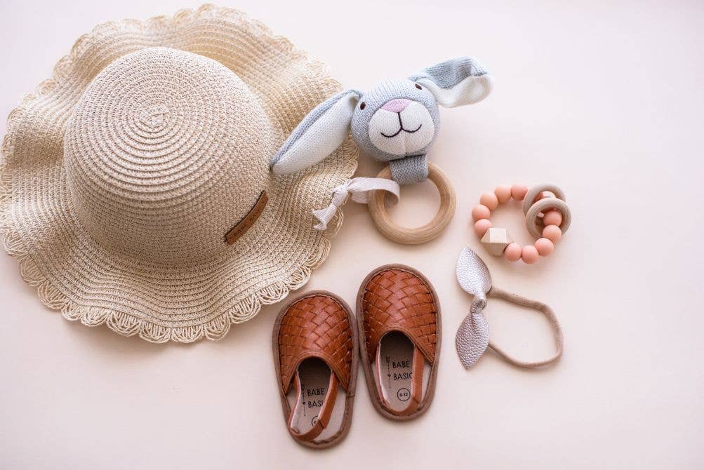 Babe Basics - Straw Hat // Sun Hat // Baby Sun Hat // Beach Hat 