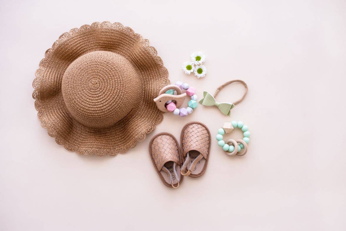 Babe Basics - Straw Hat // Sun Hat // Baby Sun Hat // Beach Hat 