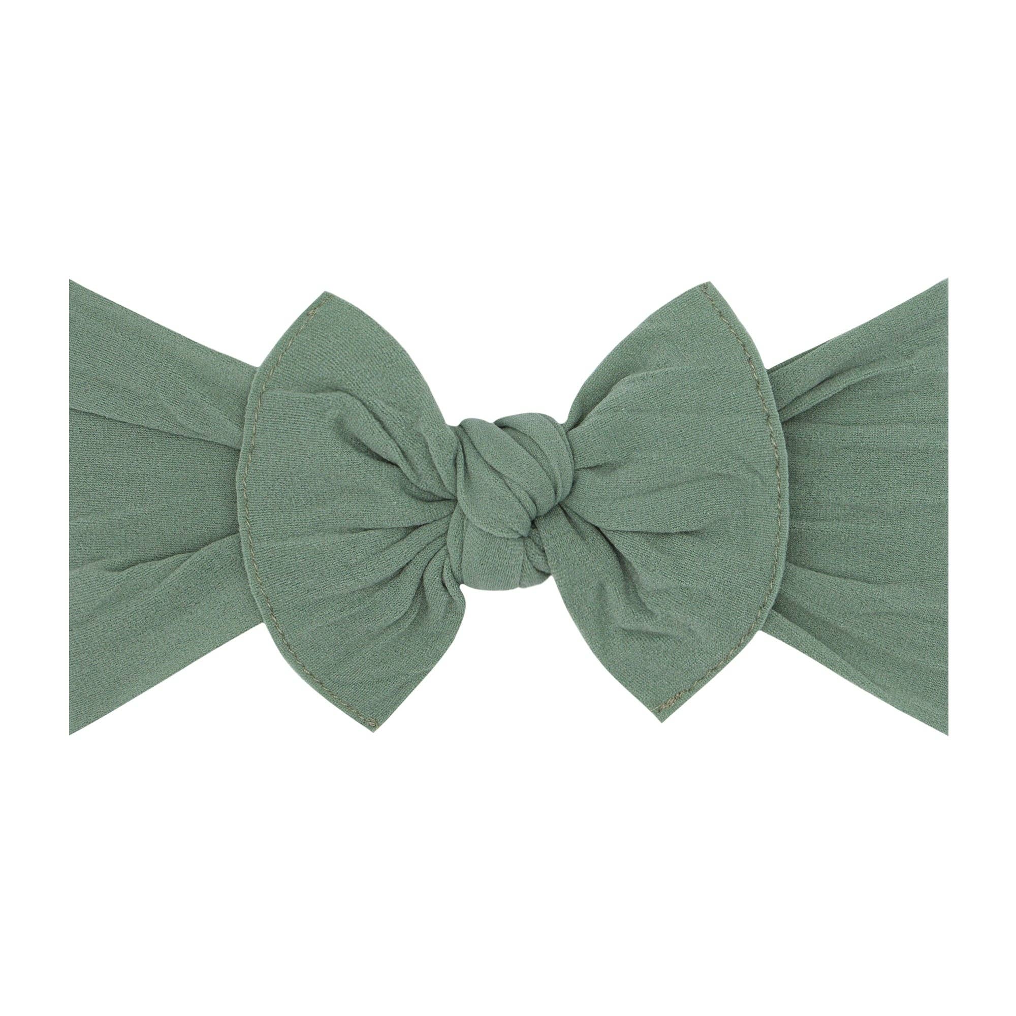 Baby Bling Bows - KNOT: sage 