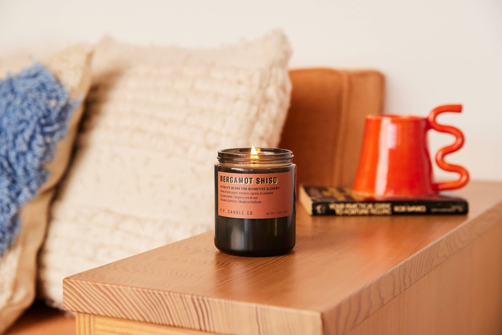 Bergamot Shiso Alchemy Soy Candle Candles + Incense