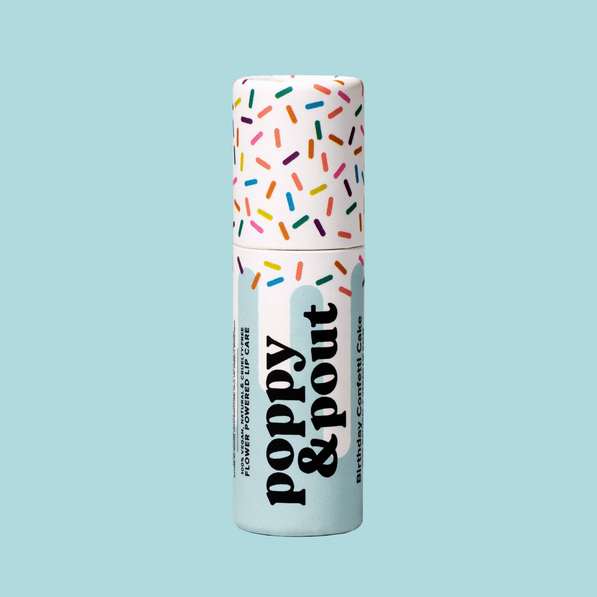 Birthday Confetti Cake Lip Balm - Blue Skin + Body