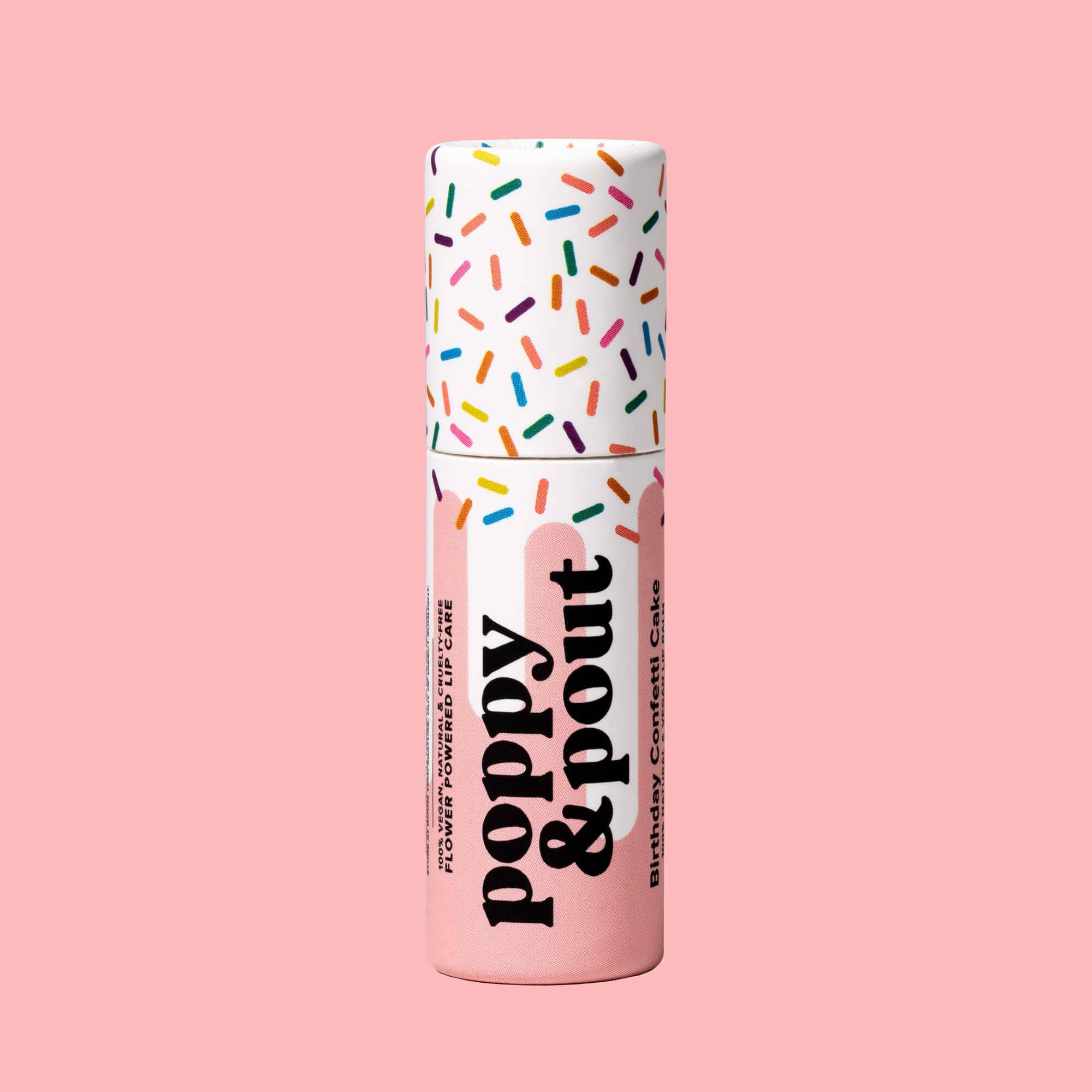 Birthday Confetti Cake Lip Balm - Pink Skin + Body