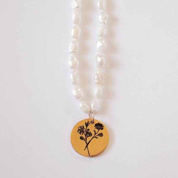 Heritage Bloom Pearl Necklace