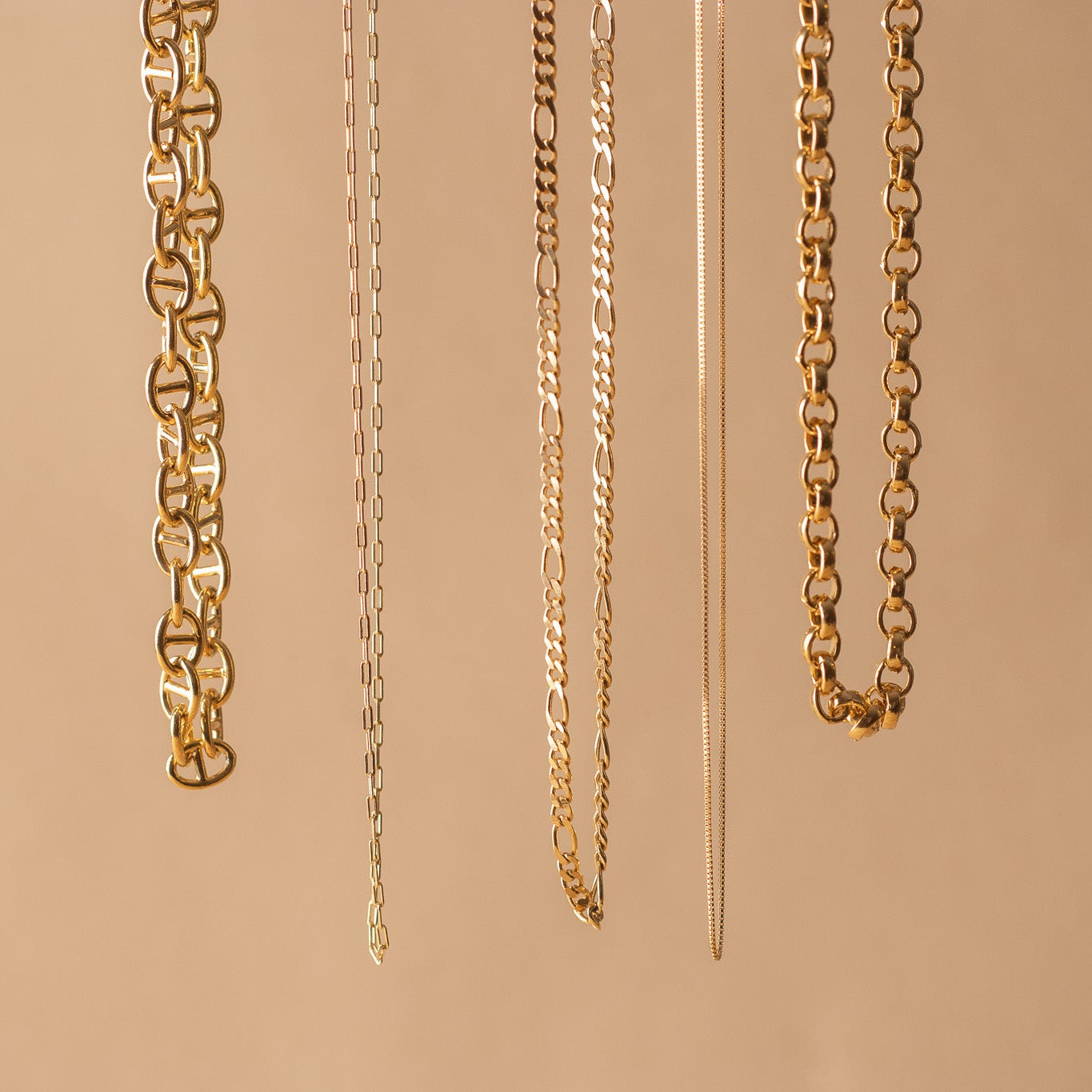 gold filled chain necklaces