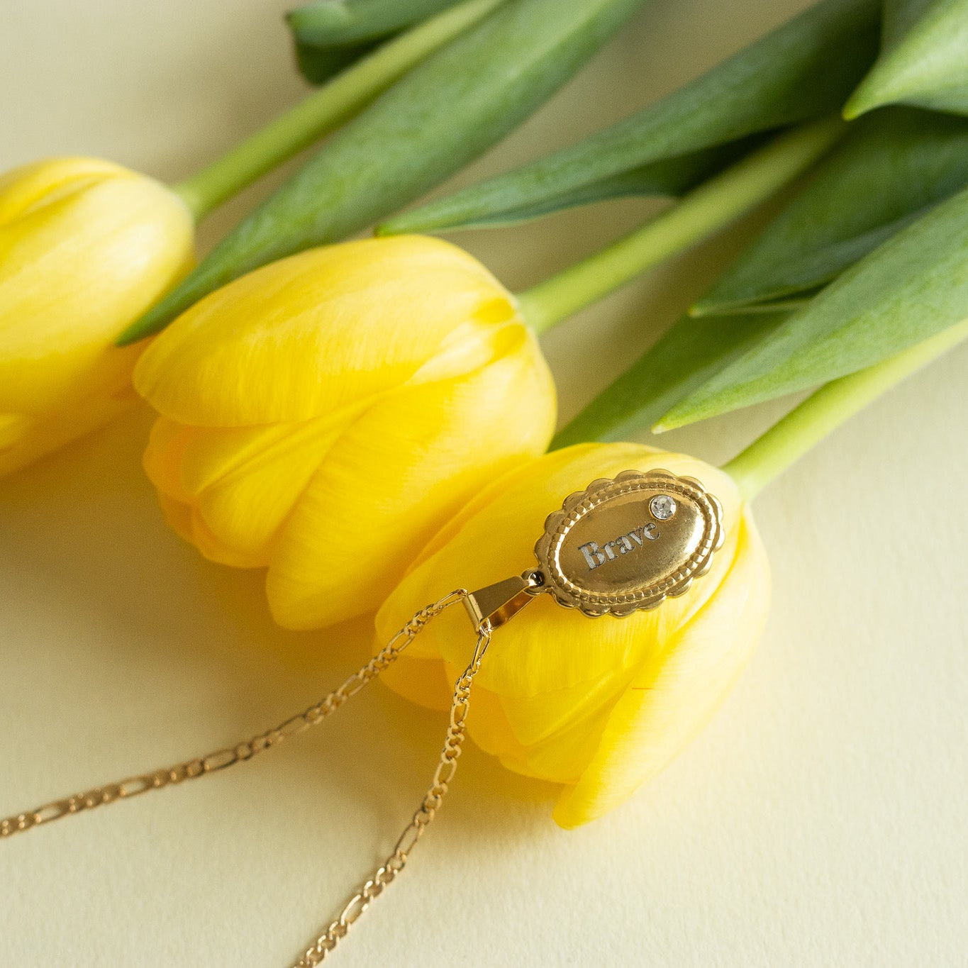 'Brave' Portrait Necklace Necklaces