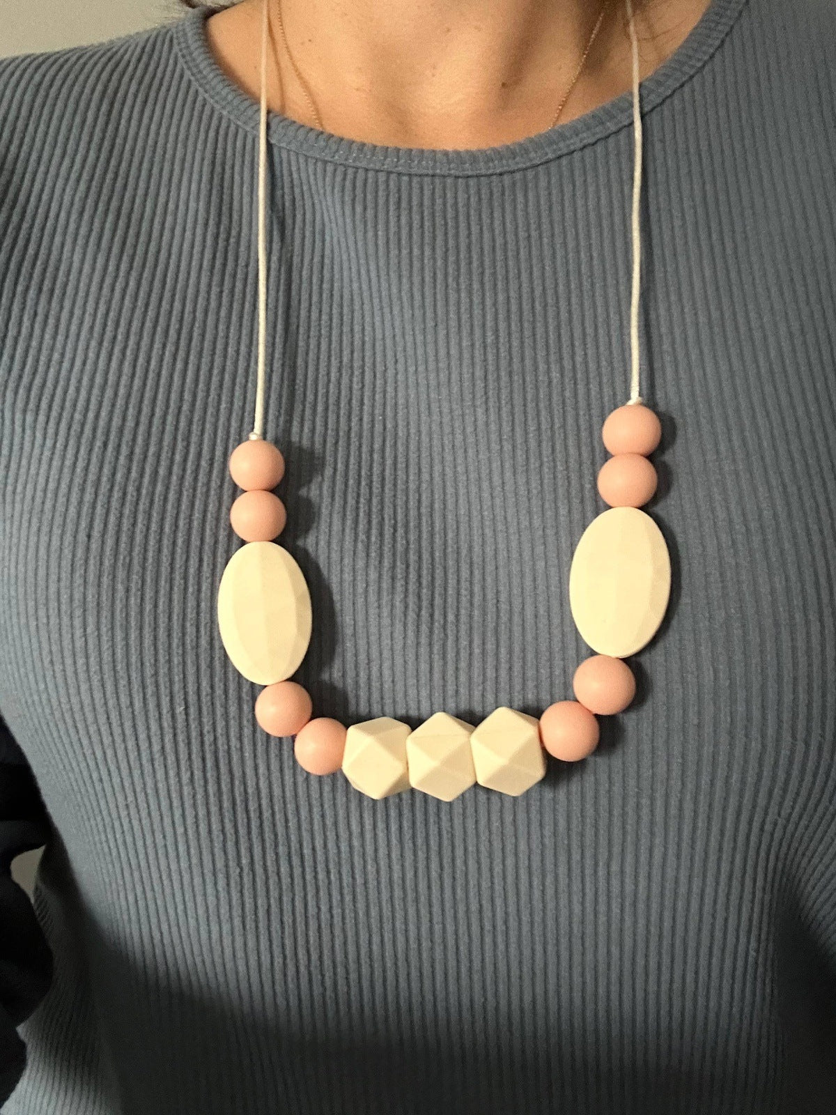 Breastfeeding Silicone Necklace for Mom Babies + Kids