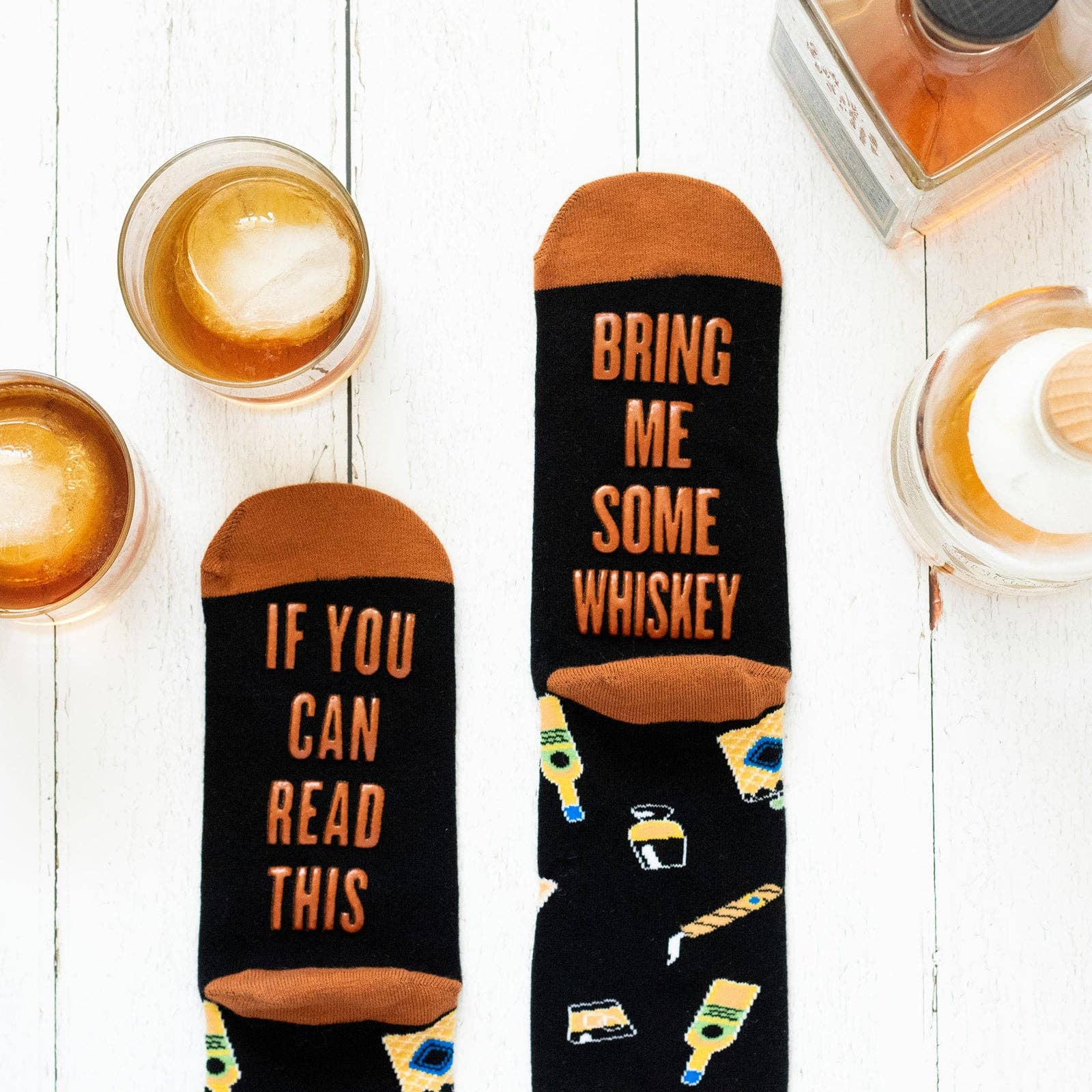 Bring Me Some Whiskey Socks Socks