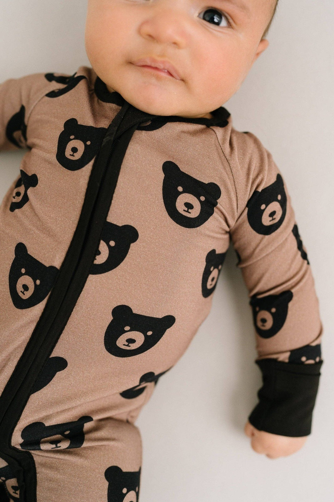 Brown Bear Bamboo Sleeper: 6-12M Babies + Kids