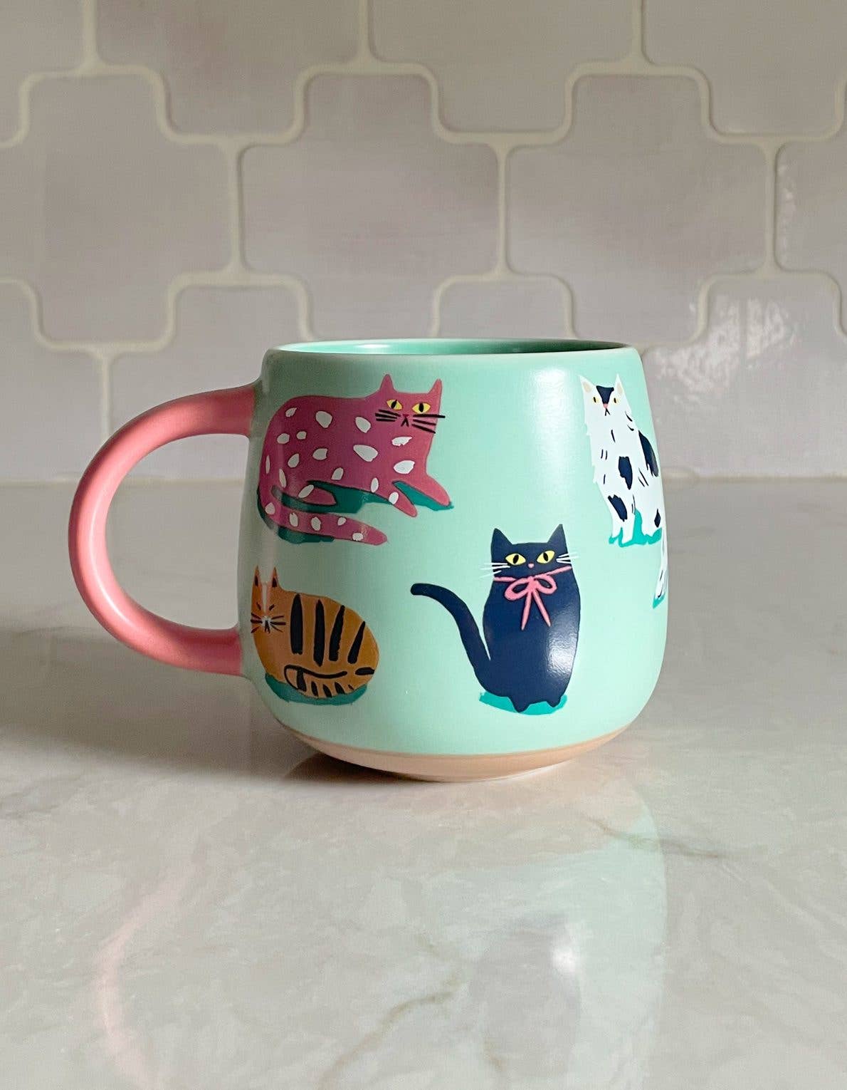 Cats Ceramic Mug Kitchen + Drinkware