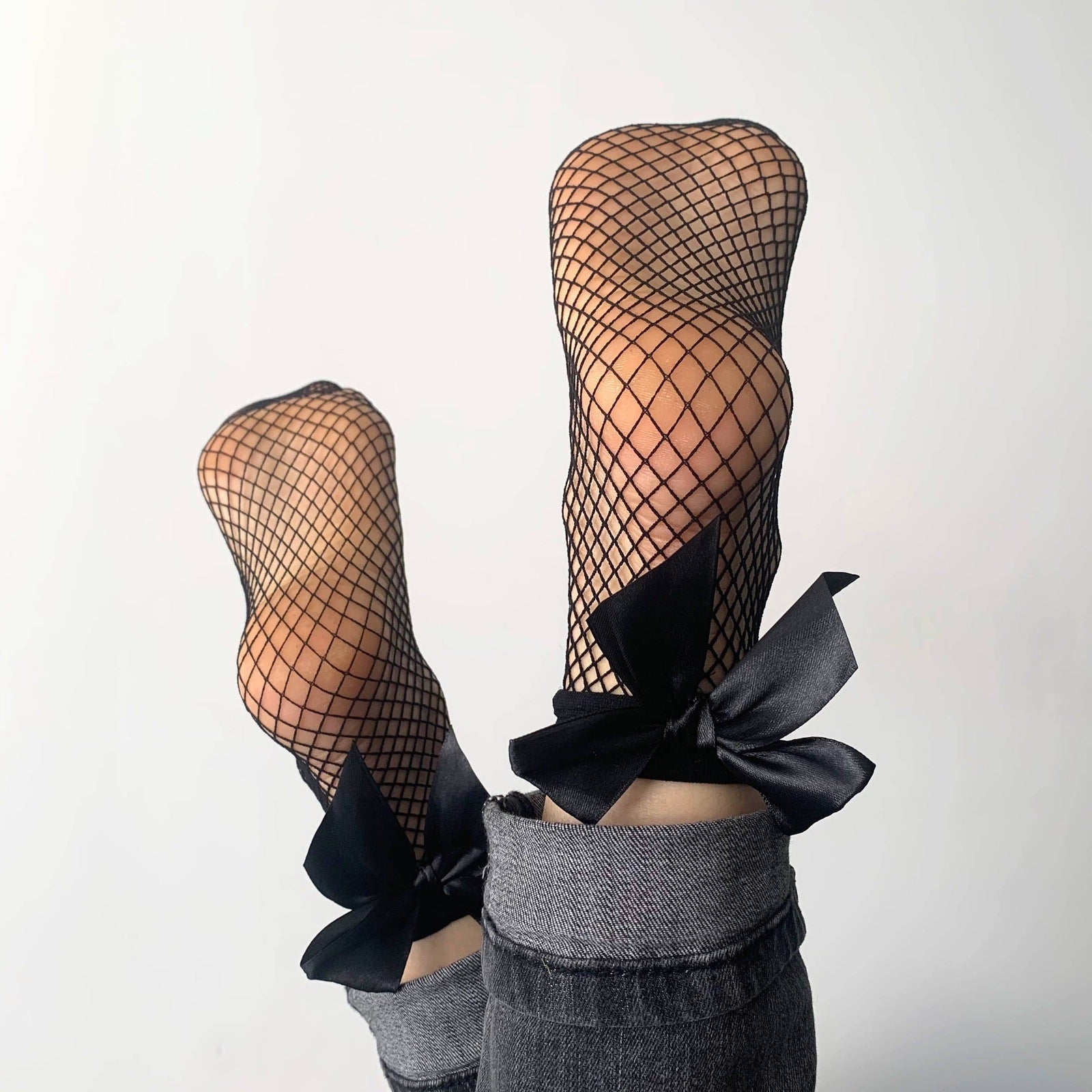 Long fishnet socks best sale