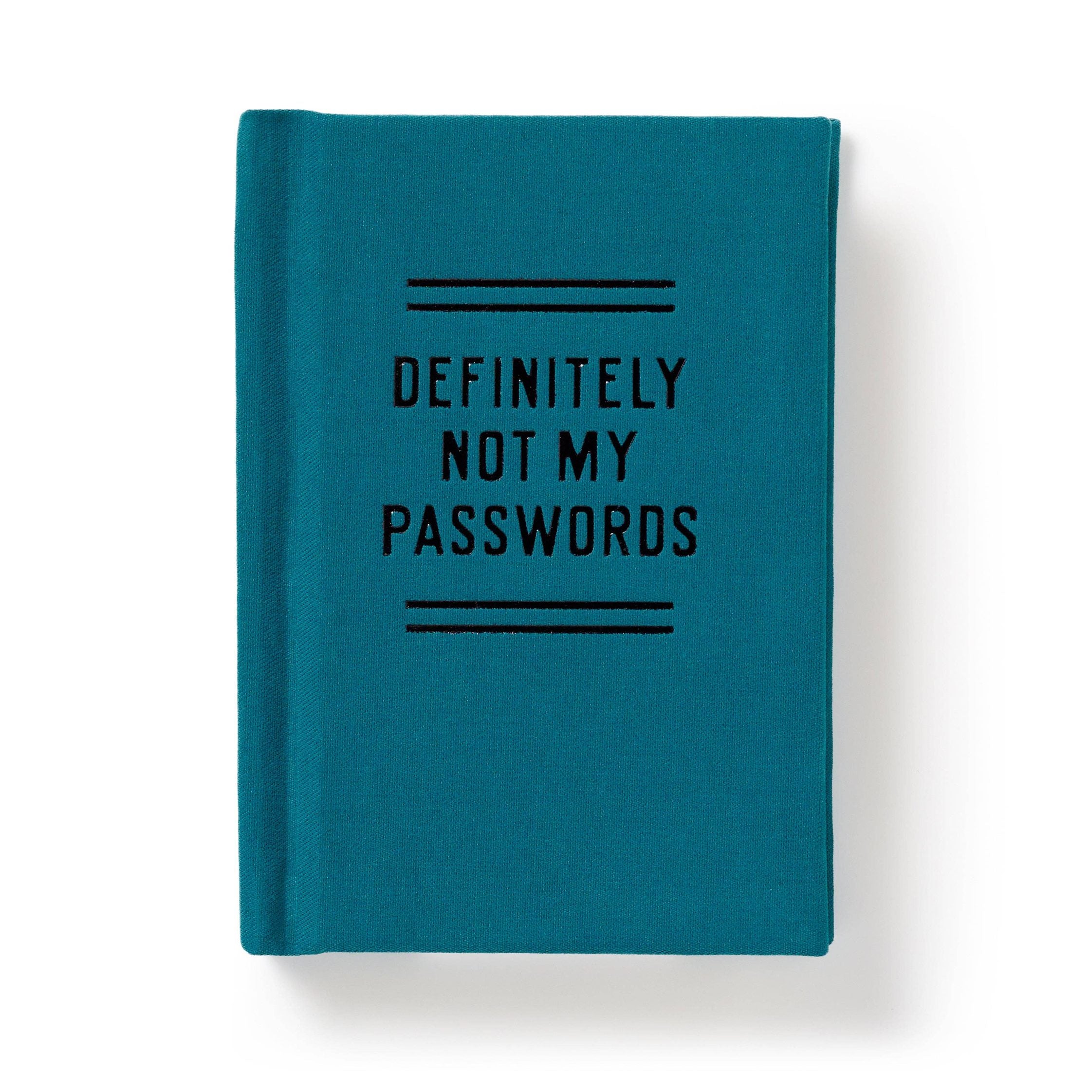 Chronicle Books - Brass Monkey Definitely Not My Passwords - Password Diary 