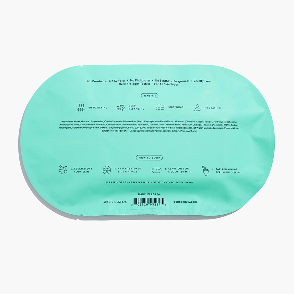 Clean Slate Hydrogel Face Mask Skin + Body