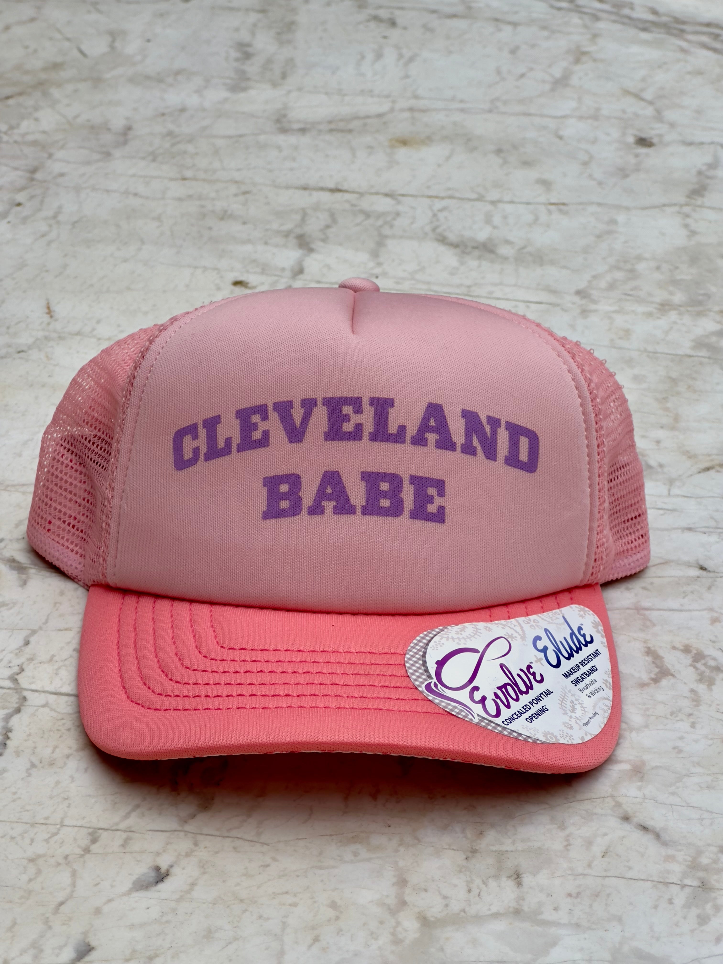 Cleveland Babe Trucker Hat Hats + Bandanas