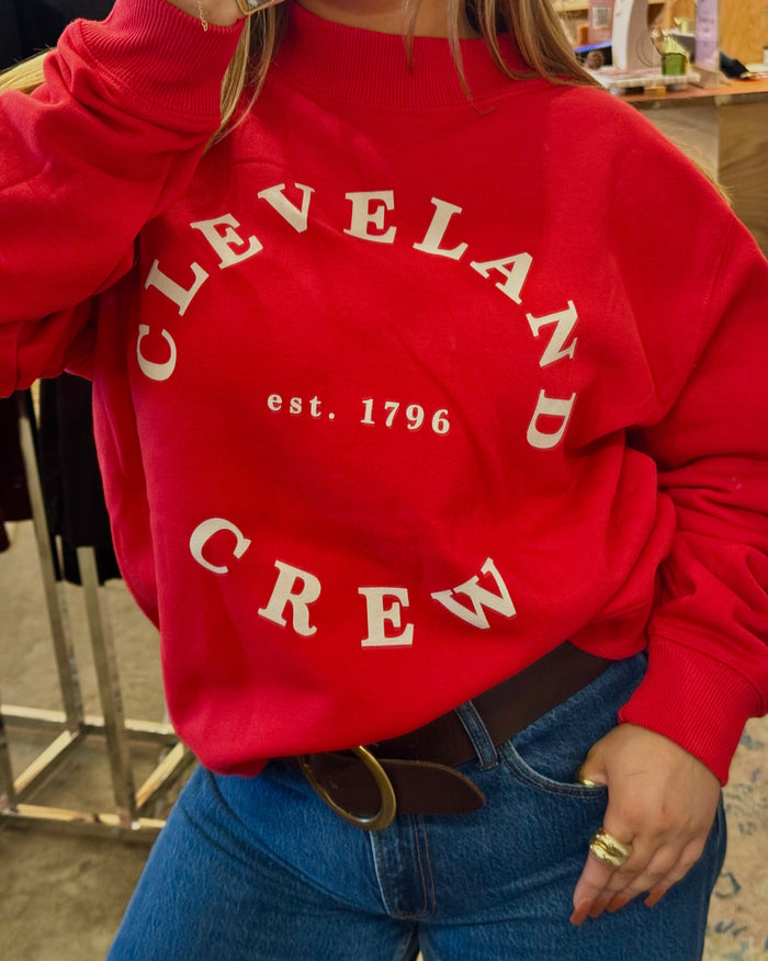 Cleveland Crew Mock Neck Sweatshirt
