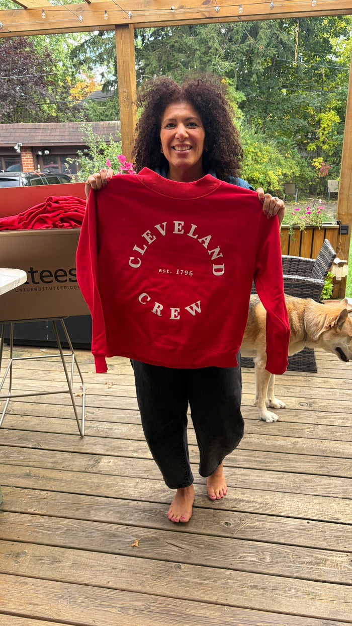 Cleveland Crew Mock Neck Sweatshirt