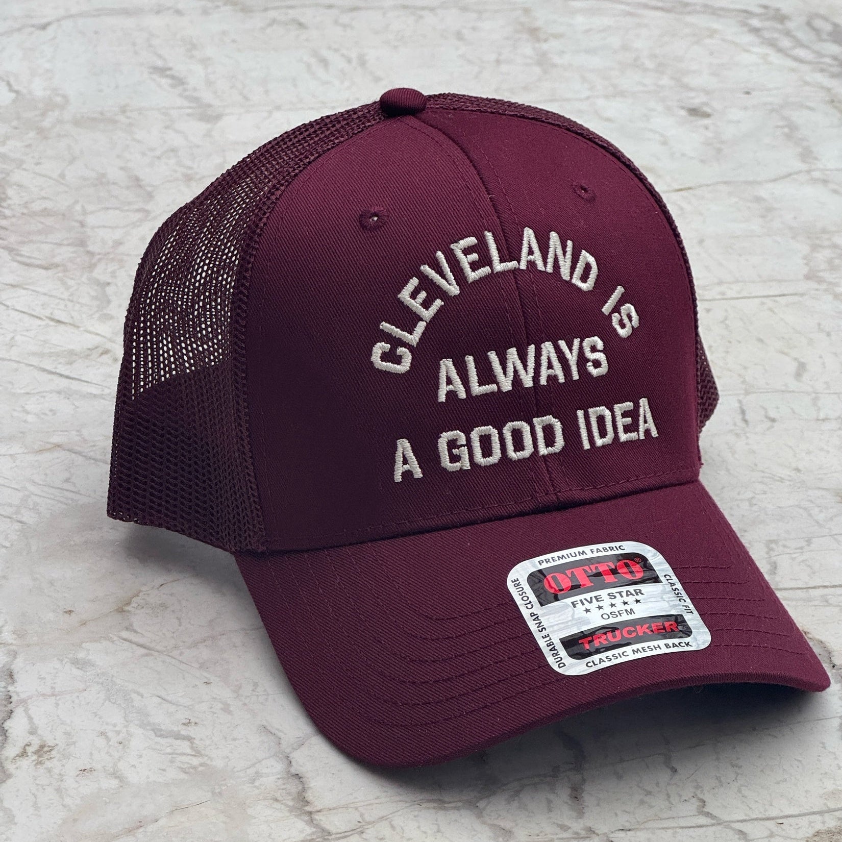 Cleveland Is Always A Good Idea Hat Hats + Bandanas