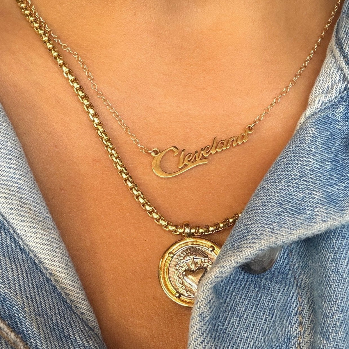 Cleveland Script Necklace Necklaces