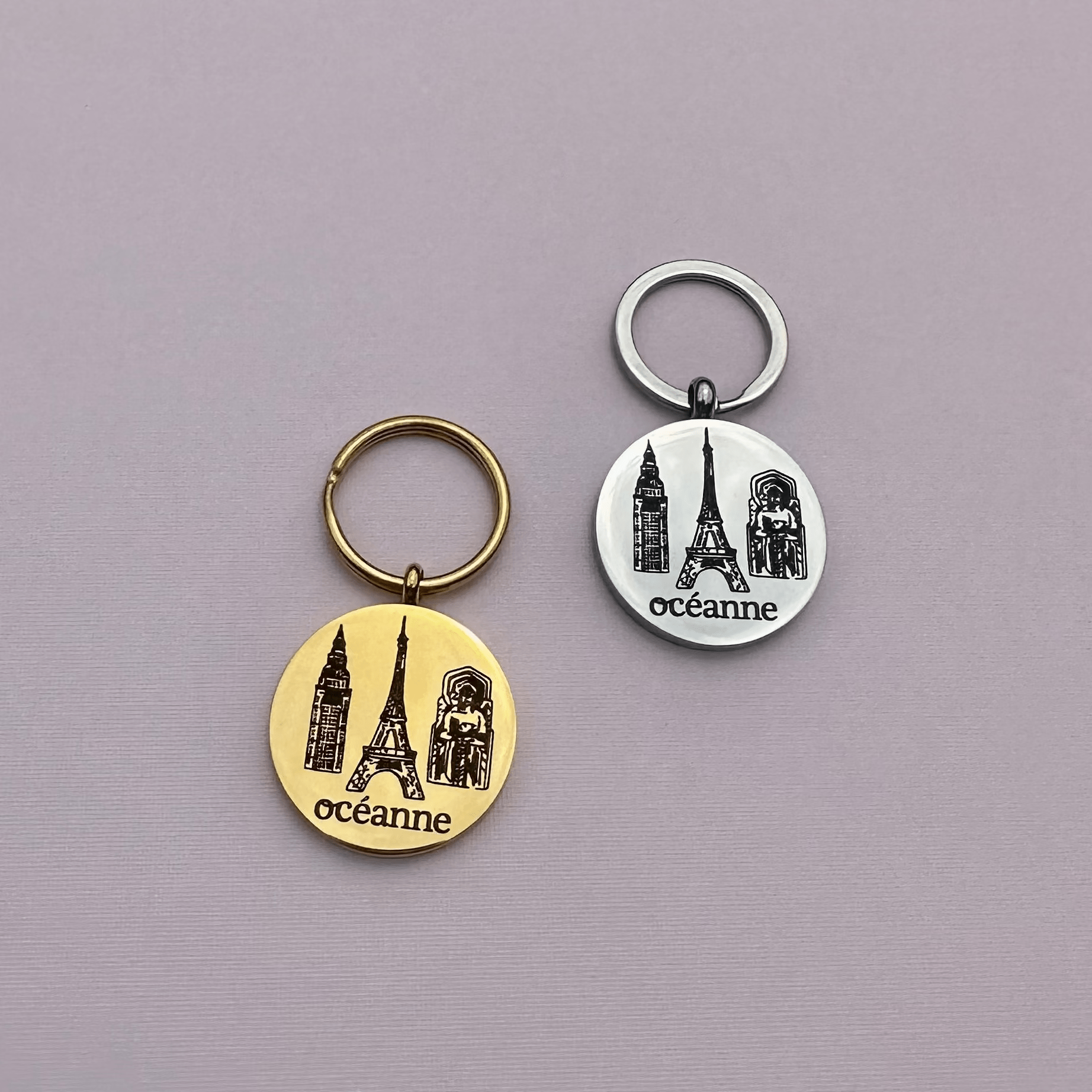 Cleveland is my Paris Tag Keychains