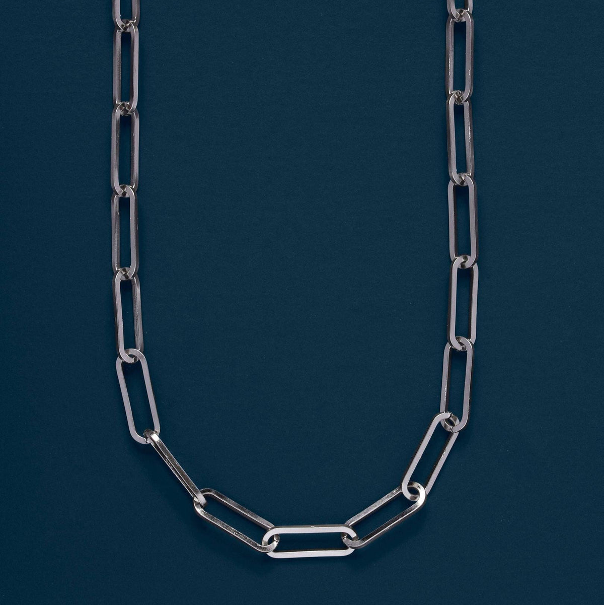 Clip Style Cable Link Necklace for Men