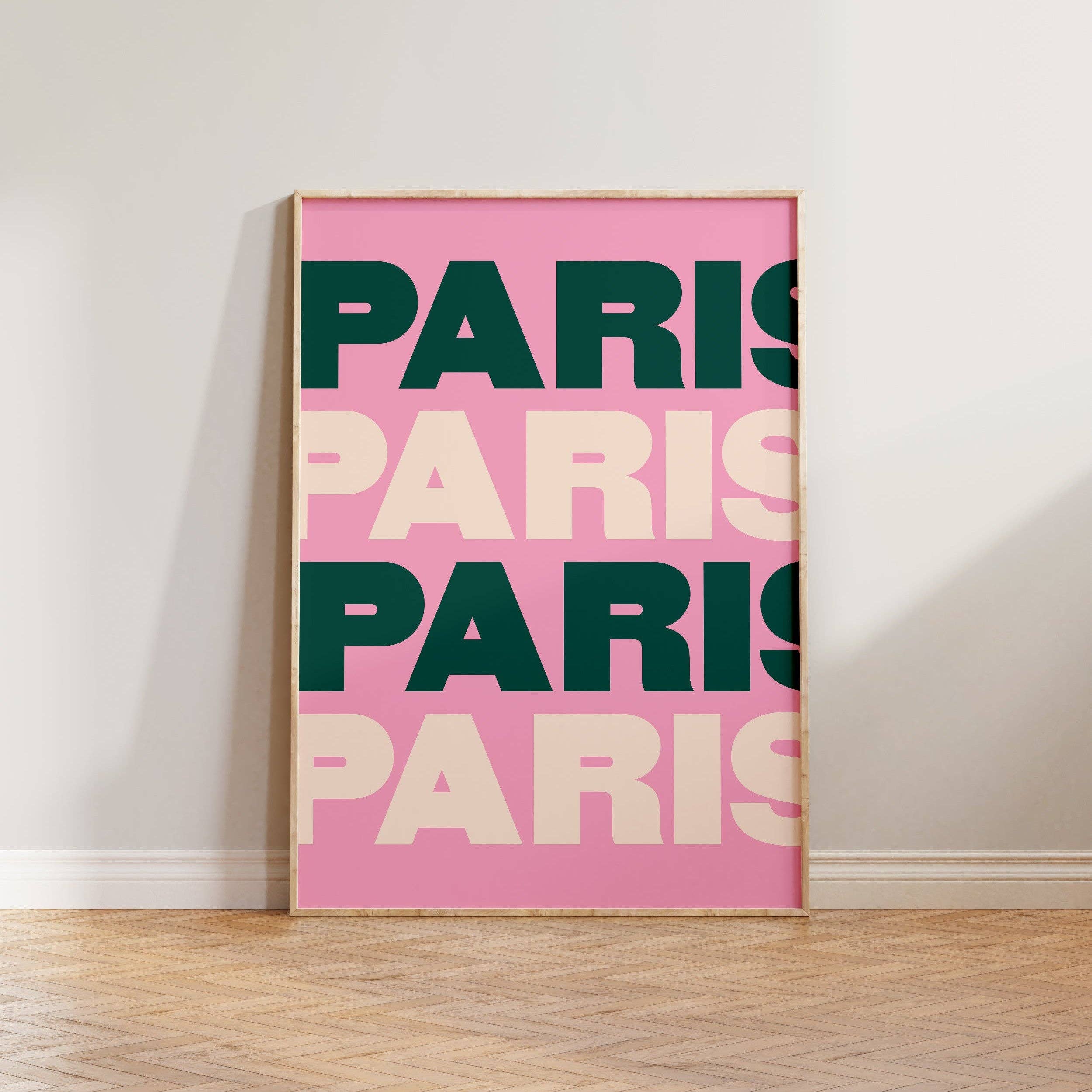 Colourful Paris Travel Print Home Decor