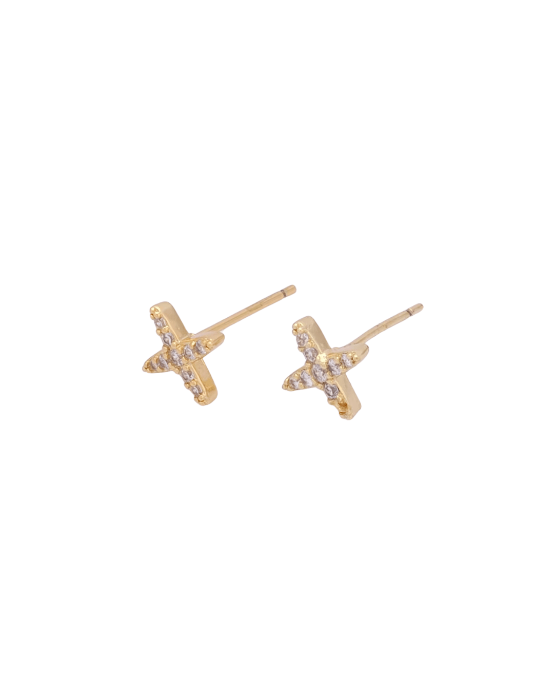 Cross Studs Earrings