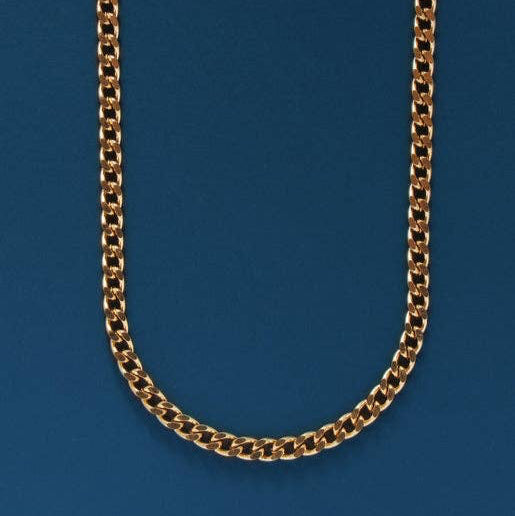 Cuban 4mm Chain Necklace for Men Necklaces