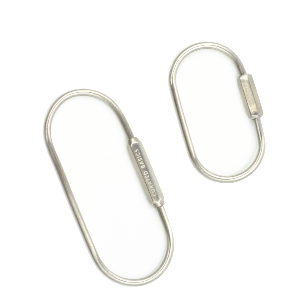 Curated Basics - O-Shape Keyring 