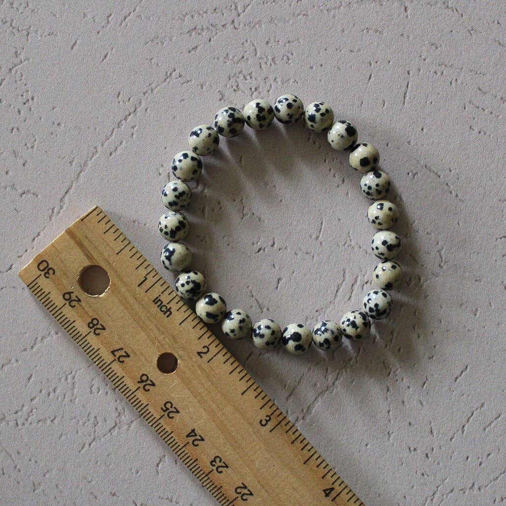 Dalmatian Jasper Bracelet Bracelets + Anklets