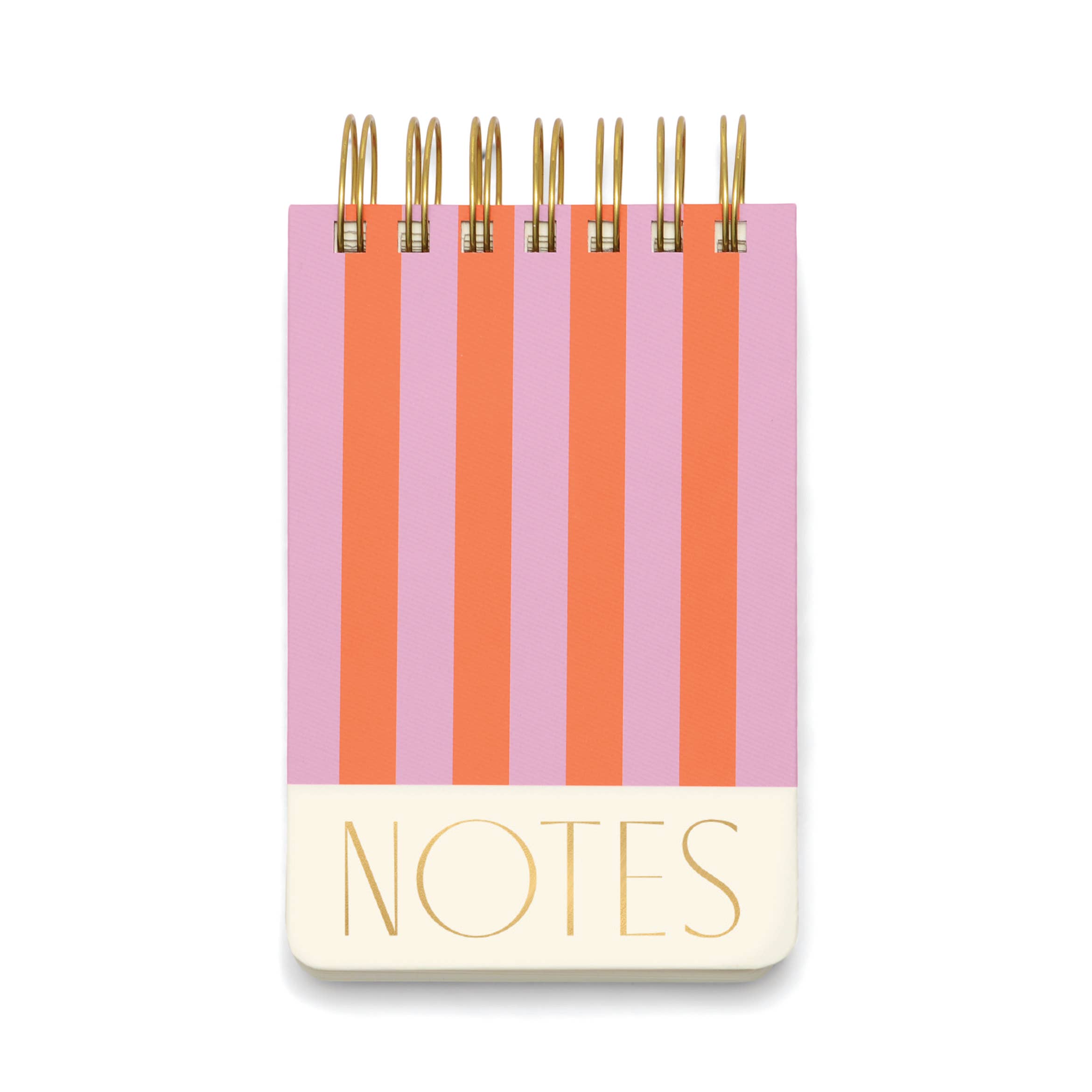 DesignWorks Ink - Twin Wire Notepad, 4" X 6" - Stripes 