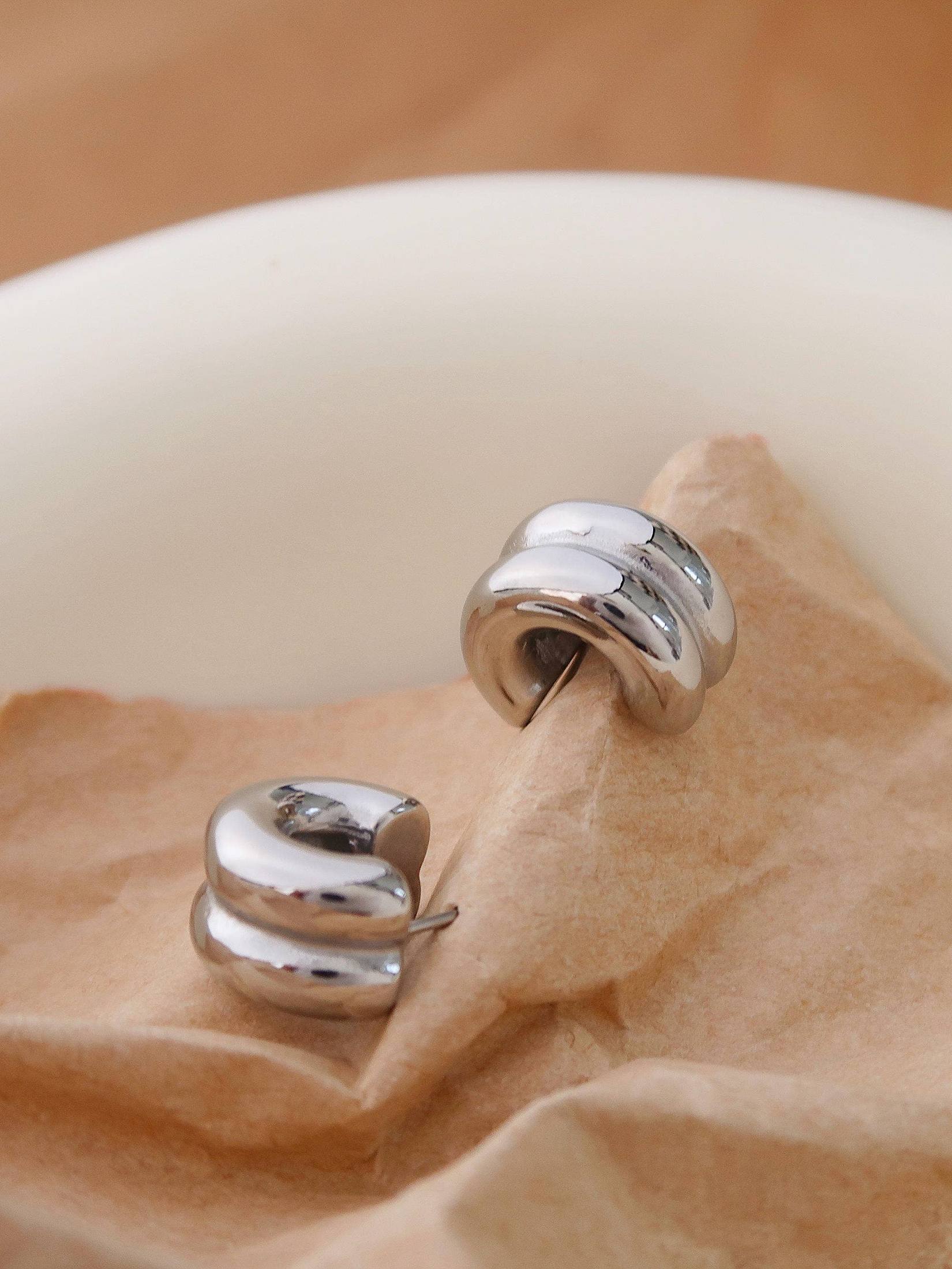 Emma Double C-Hoop Earring