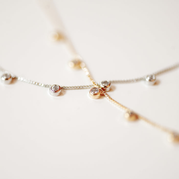 Estelle  Necklace  – Dainty Diamond Necklace