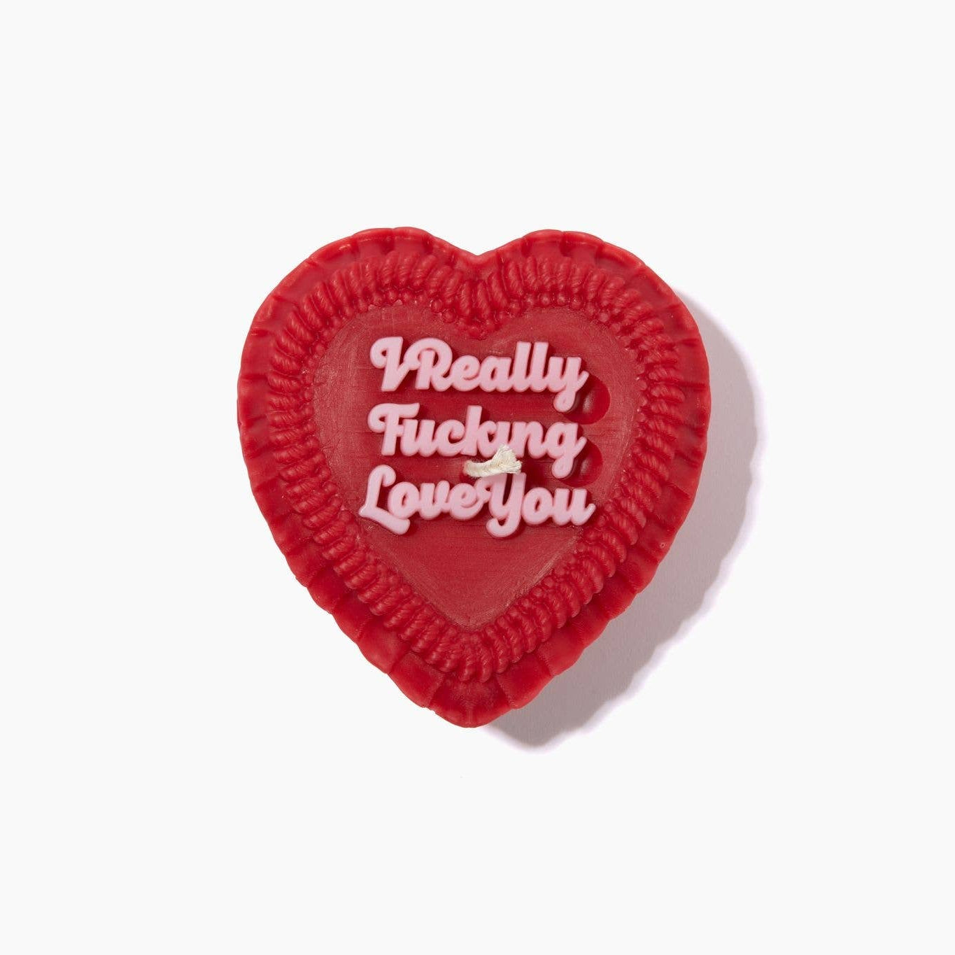 FUN CLUB - I Really Fucking Love You Heart Candle Valentine's Day 