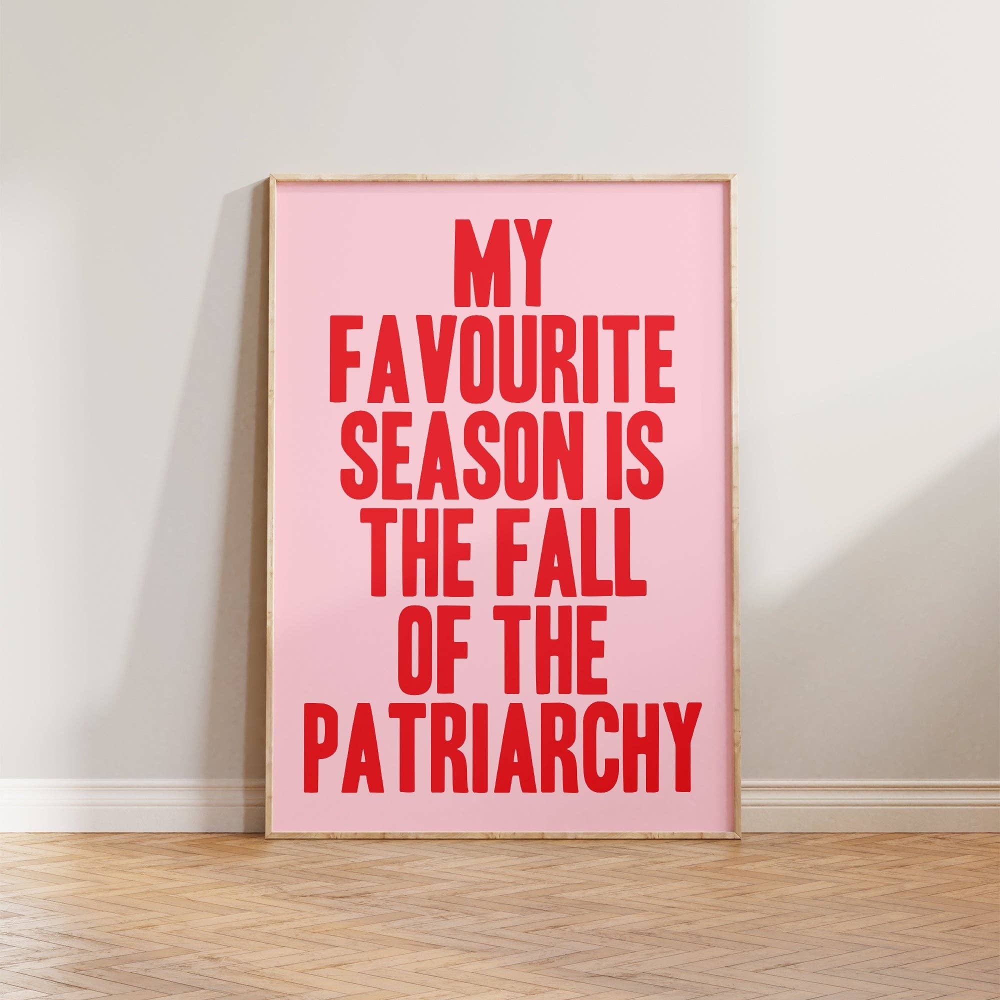 Fall Of The Patriarchy Print Home Decor