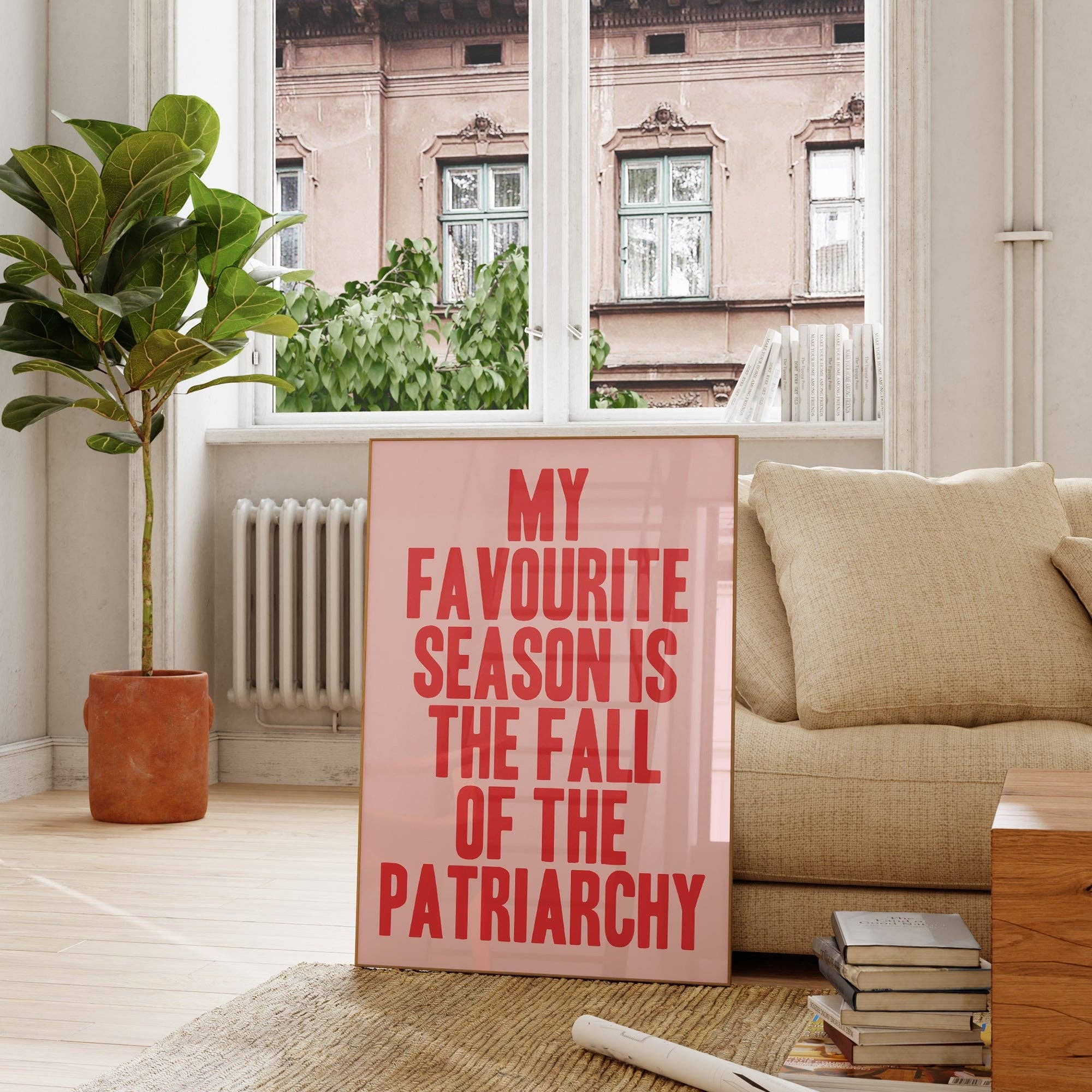 Fall Of The Patriarchy Print Home Decor