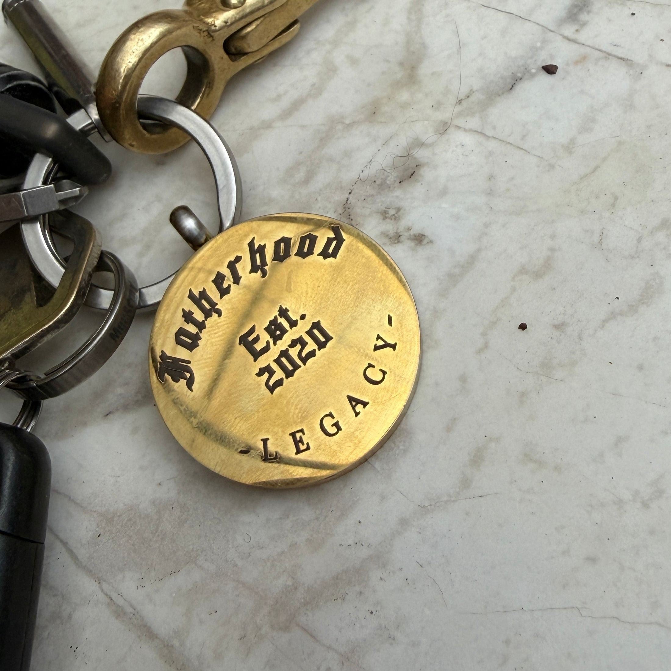 Fatherhood Key Tag Keychains