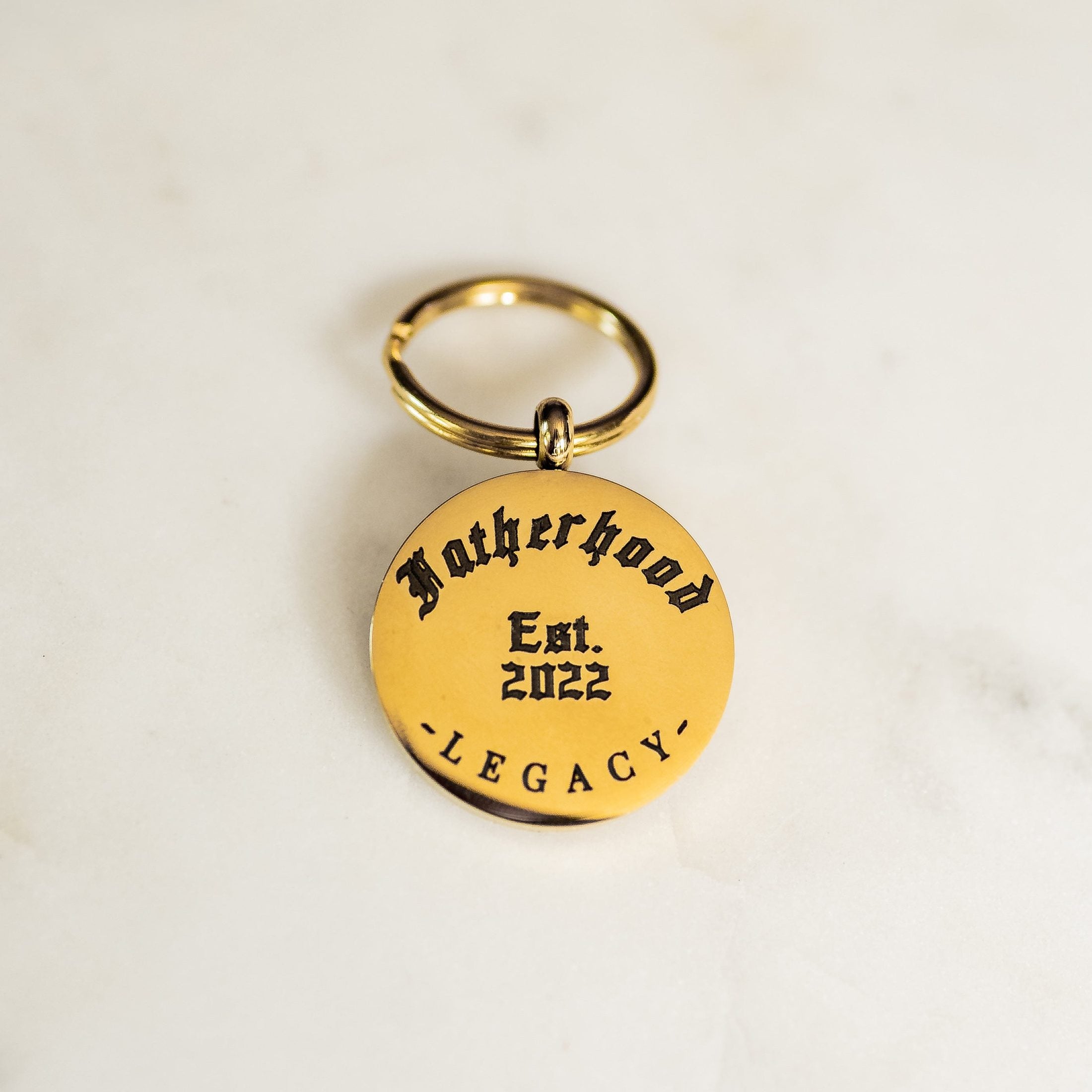 Fatherhood Key Tag Keychains