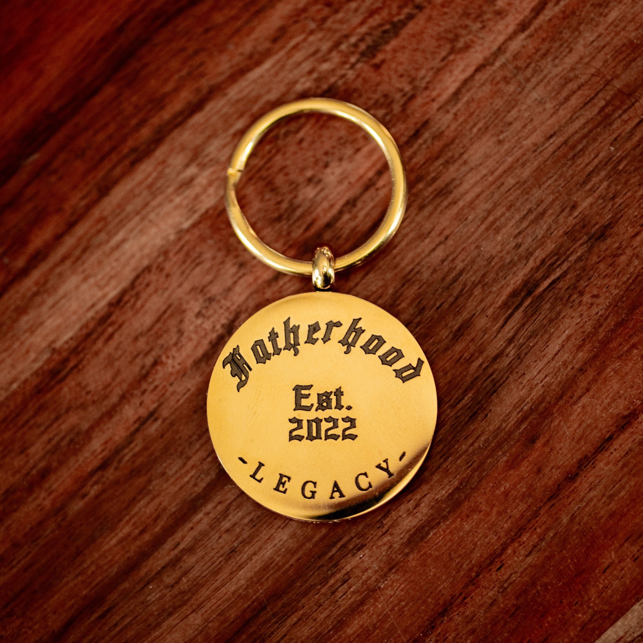 Fatherhood Key Tag Keychains